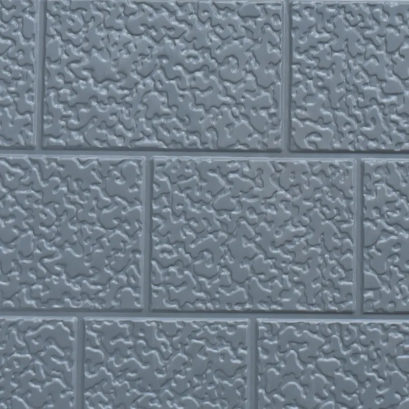 Metal Carved Polyurethane Sandwich Panel Siding Panels Exterior Wall Insulated and Decorative PU Foam Panels for Tiny House
