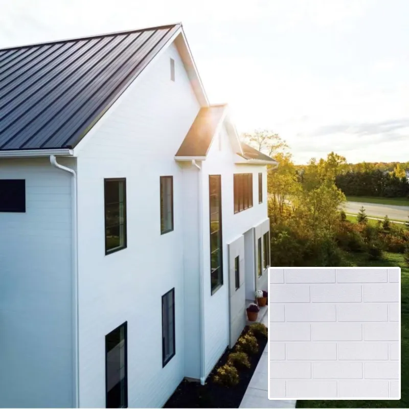 Galvanized Steel Metal Siding Panels Exterior Wall Roof Prefab House Polyurethane Sandwich Outdoor Panels