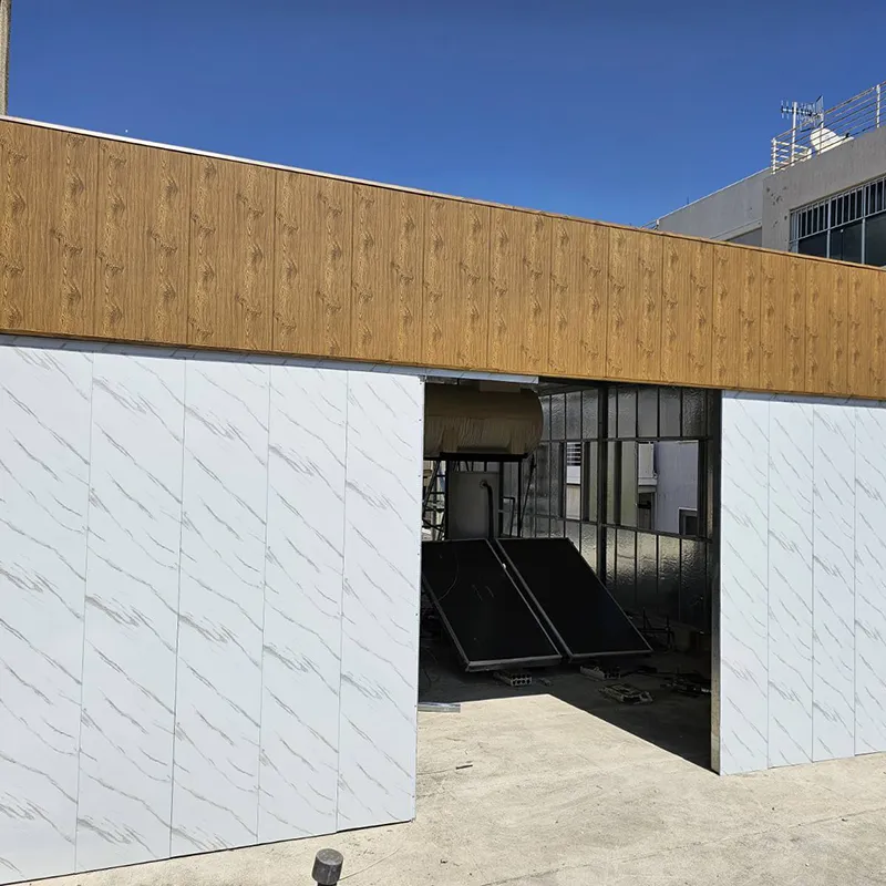 Weatherproof Steel Sandwich Panel Insulation Metal Exterior Wall Panels Insulation Siding for House