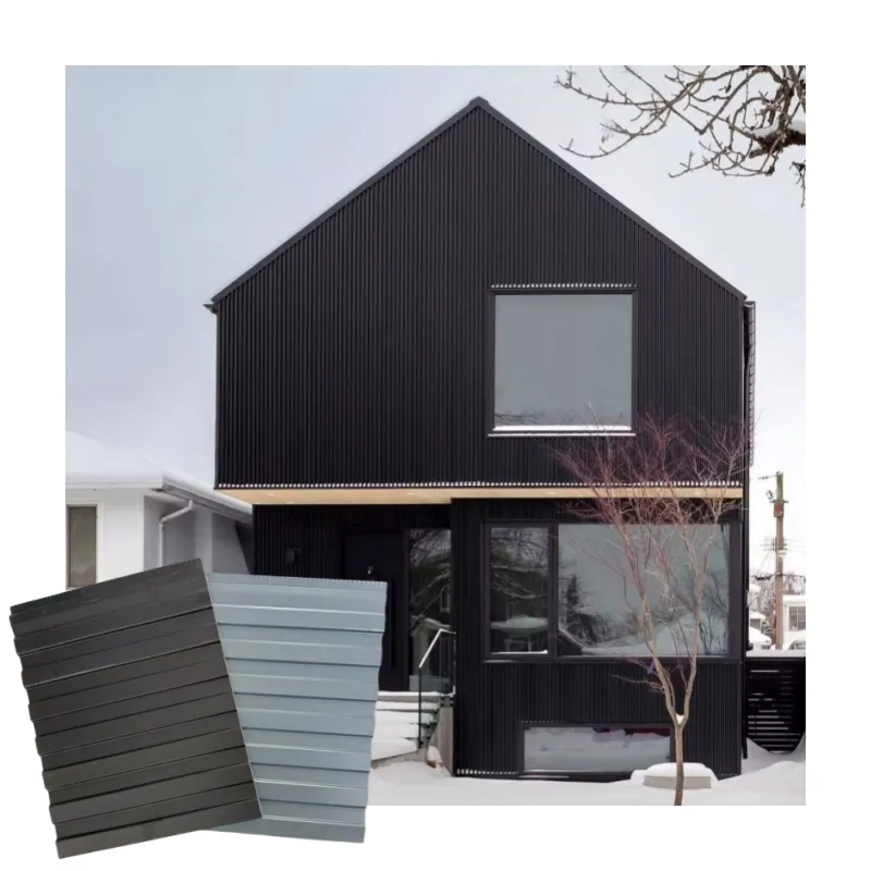Low Price Insulated Exterior Siding Panels Polyurethane Foam Aluminium Sandwich Panel Outdoor Wall Panel for Tiny House