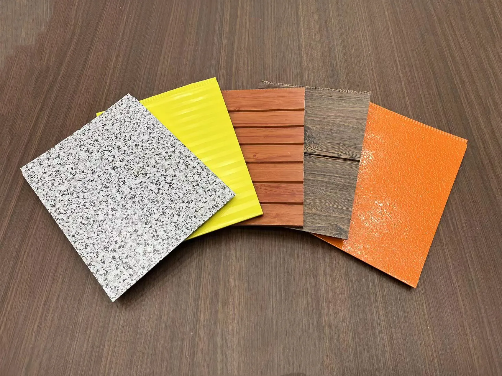 Soffit ceiling exterior wall polyurethane foam sandwich panels wood grain wall siding panel for house