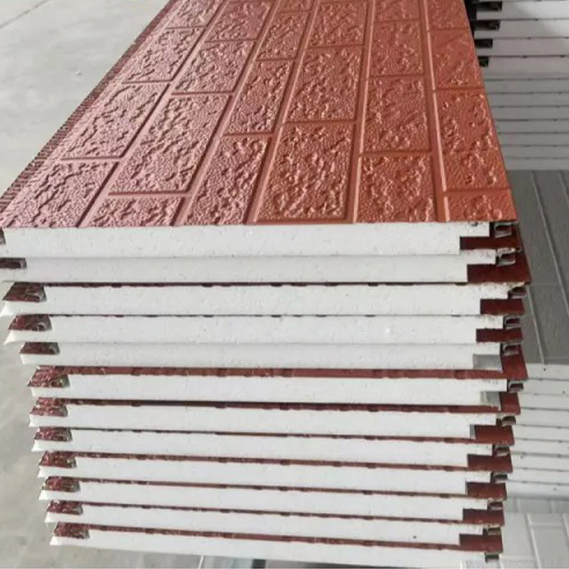 50mm 75mm Thermal Insulated Lightweight Foam Wall Panel EPS Foam Sandwich Wall Panels for Outdoor